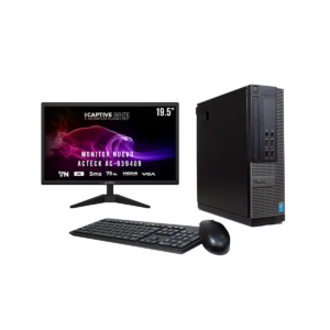 Dell Optiplex 9020 SFF i5 4ta , 240Gb ssd, 8Gb RAM, Monitor Nuevo Acteck 19.5  WIFI