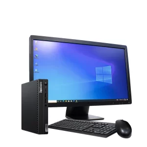 Lenovo ThinkCentre M710q i5 de 7th Gen 240Gb SSD 16Gb DDR4, Monitor Lenovo 24’’