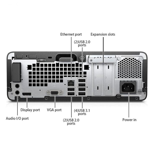 Equipo Hp Elitedesk 400 G4 Sff 8ram 128ssd Monitor 22” - Imagen 3