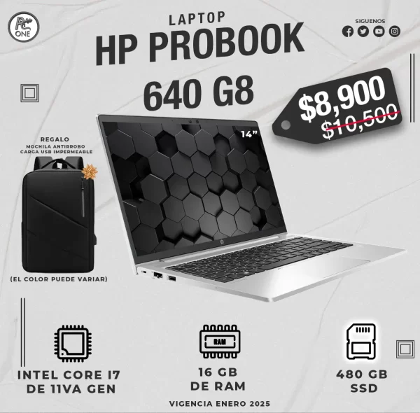 Laptop Hp ProBook 640 G8 - Imagen 2