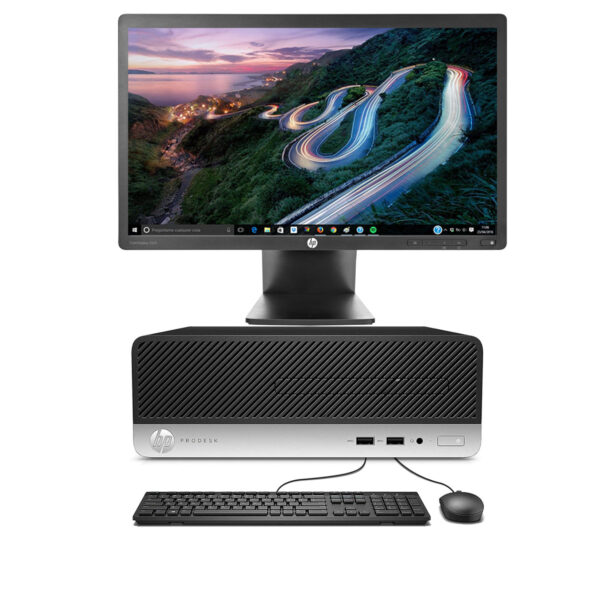 Equipo Hp Elitedesk 400 G4 Sff 8ram 128ssd Monitor 22”