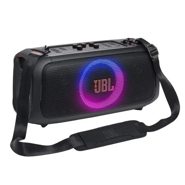 JBL PartyBox On-The-Go Essential Altavoz inalámbrico portátil para fiestas con micrófono inalámbrico Negro - Imagen 2