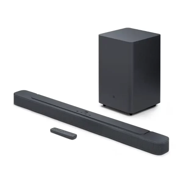 JBL – 2.1 Channel Soundbar with Wireless Subwoofer – Black