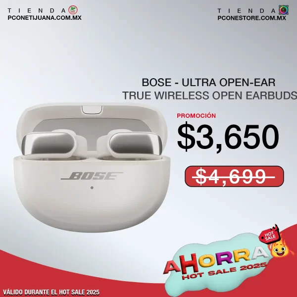 Bose - Audífonos abiertos inalámbricos ultra abiertos - Blanco ahumado - Imagen 2