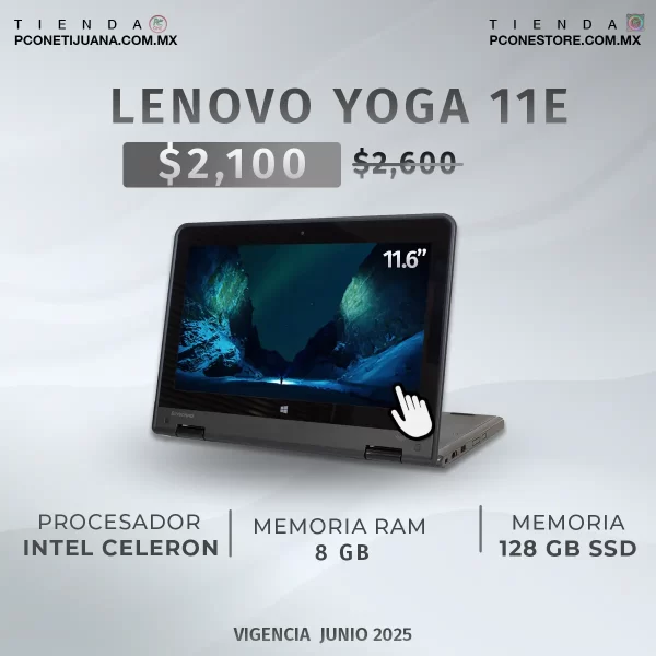 Laptop Lenovo ThinkPad Yoga 11e Intel Celeron 8 GB RAM 120 GB SSD - Imagen 2