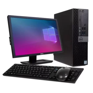 Equipo Completo Dell Optiplex 7050 SFF i5 de 7th Gen 240Gb y SSD 16Gb DDR4, Monitor Dell 24’’