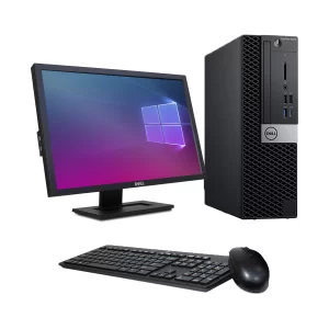 Equipo Dell 5070 SFF i5 9th 480 SSD 16 RAM con monitor de 24 Dell