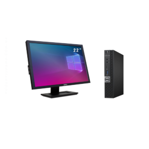 Dell Optiplex 7050 Mini i7 7th, 240Gb ssd, 16Gb RAM, Monitor Dell de 22″ Wifi