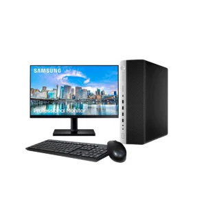 Hp EliteDesk 800 G5 i7 9th SFF 960Gb SSD y 16Gb RAM Monitor 24" Samsung NUEVO