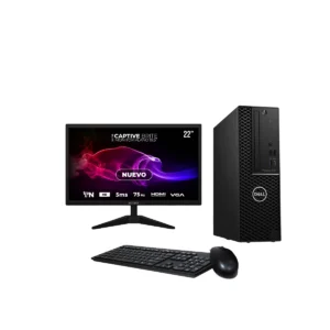 Dell Precisión 3431 SFF Core i5 9th, 240Gb SSD, 8Gb RAM DDR4 Monitor (NUEVO) Acteck 22