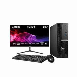 Dell OptiPlex 5080 SFF – Core i7 10th / 16GB RAM / 512GB SSD + Monitor Acteck 24”